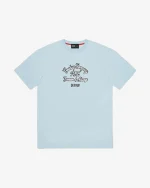 GEEDUP COMPANY TEE LIGHT BLUE