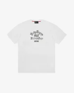 GEEDUP COMPANY TEE WHITE NAVY