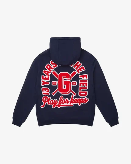 GEEDUP PLAY FOR KEEPS 13 YR NAVY RED HOODIE