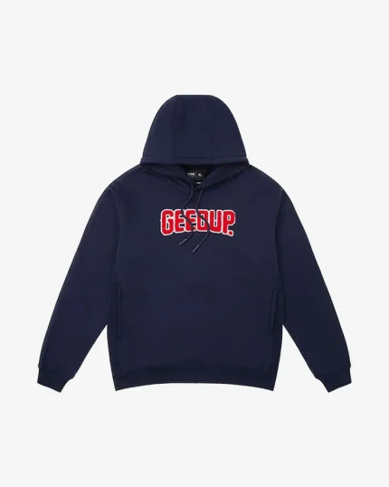 GEEDUP PLAY FOR KEEPS 13 YR NAVY RED HOODIE