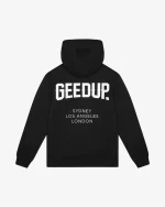 GEEDUP CITIES HOODIE BLACK WHITE