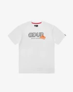 GEEDUP SPORTSMAN PFK TEE WHITE ORANGE
