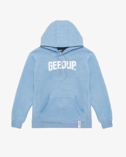 GEEDUP PLAY FOR KEEPS LIGHT BLUE HOODIE