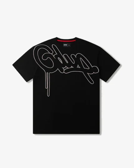 GEEDUP HANDSTYLE LOGO TEE BLACK GREY