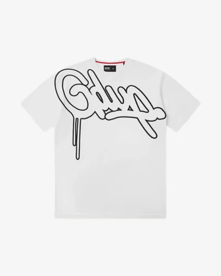 GEEDUP HANDSTYLE WHITE NAVY TEE