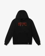 GEEDUP PLAY FOR KEEPS BLACK ORANGE HOODIE