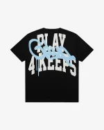 GEEDUP PLAY FOR KEEPS TEE BLACK BLUE
