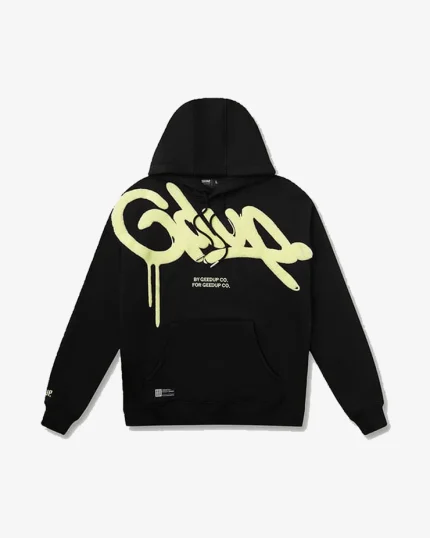 GEEDUP HANDSTYLE BLACK SORBET HOODIE
