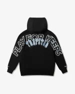 GEEDUP X TRAPSTAR X IRON GATE PFK BLACK COOL BLUE HOODIE