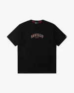 GEEDUP CHROME TEE BLACK ROSE