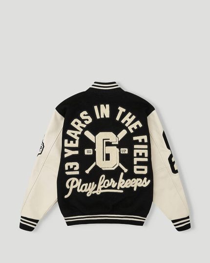 Geedup 13YR PFK Varsity Jacket Black/Cream
