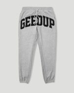 Geedup Team Logo Trackpants Grey Marle/Black