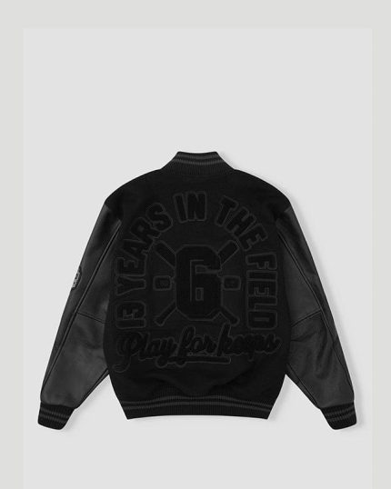 Geedup 13YR PFK Varsity Jacket Black/Black