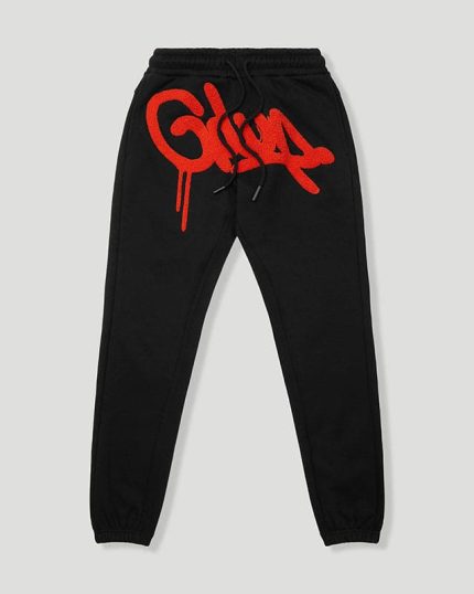 Geedup Handstyle Trackpants Black/Burnt Orange