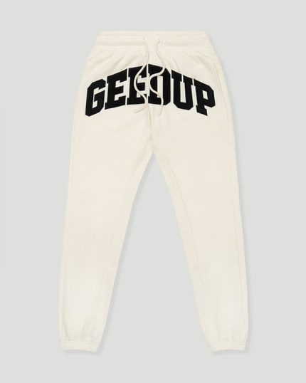 Geedup Team Logo Trackpants Buttercream/Black