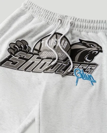 Geedup Sydney Shooters Trackpants White Marle/Blue