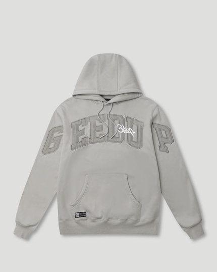 Team Logo/Handstyle Hoodie Double Grey