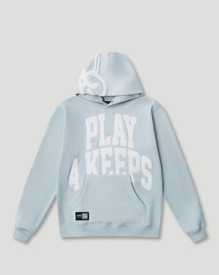 Play4Keeps Handstyle Hoodie Pale Blue/White