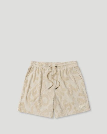 PFK Jacquard Short Beige