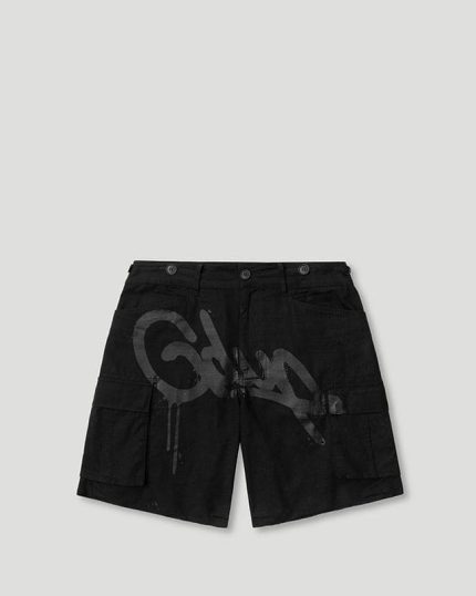 Handstyle Cargo Short Black
