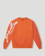 Geedup Script Logo Crewneck Orange