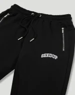 Geedup Team Logo Trackpants Black