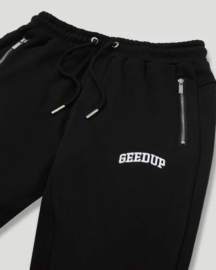 Geedup Team Logo Trackpants Black